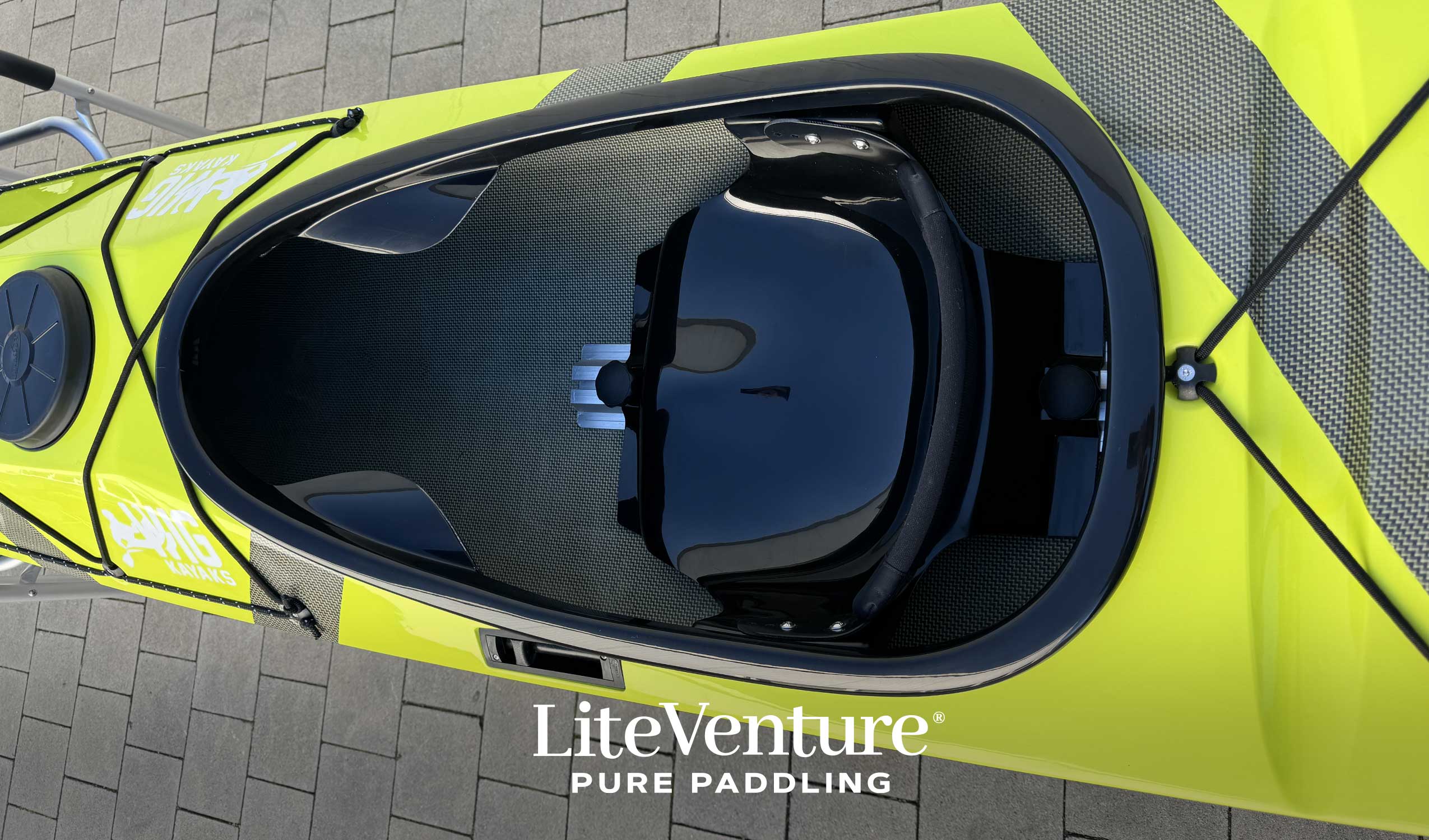 Hunter 520-C/K Layup- All Acid Green / CarbonKevlar