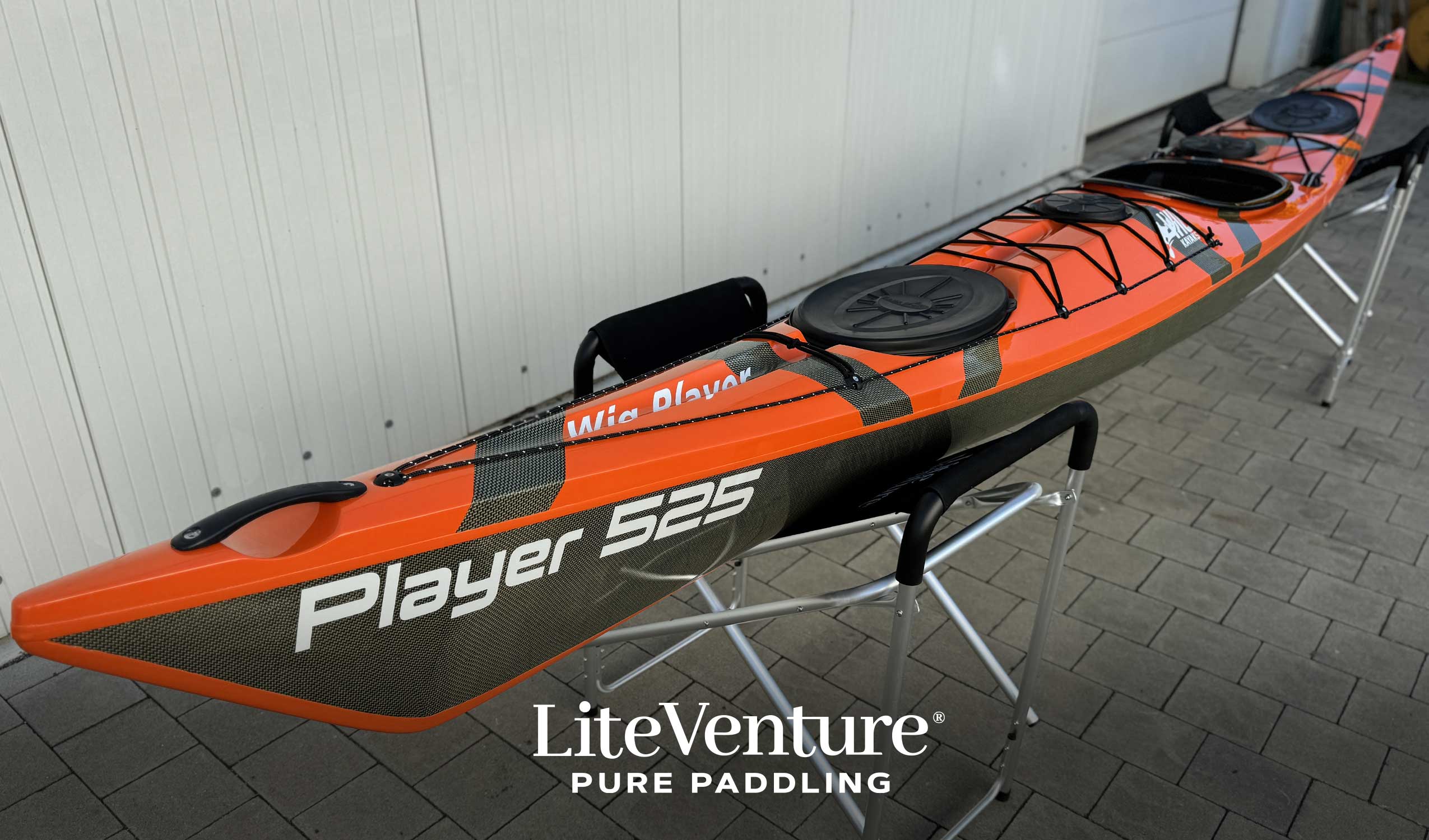 Player 505-C/K Layup-Orange/Carbon-Kevlar