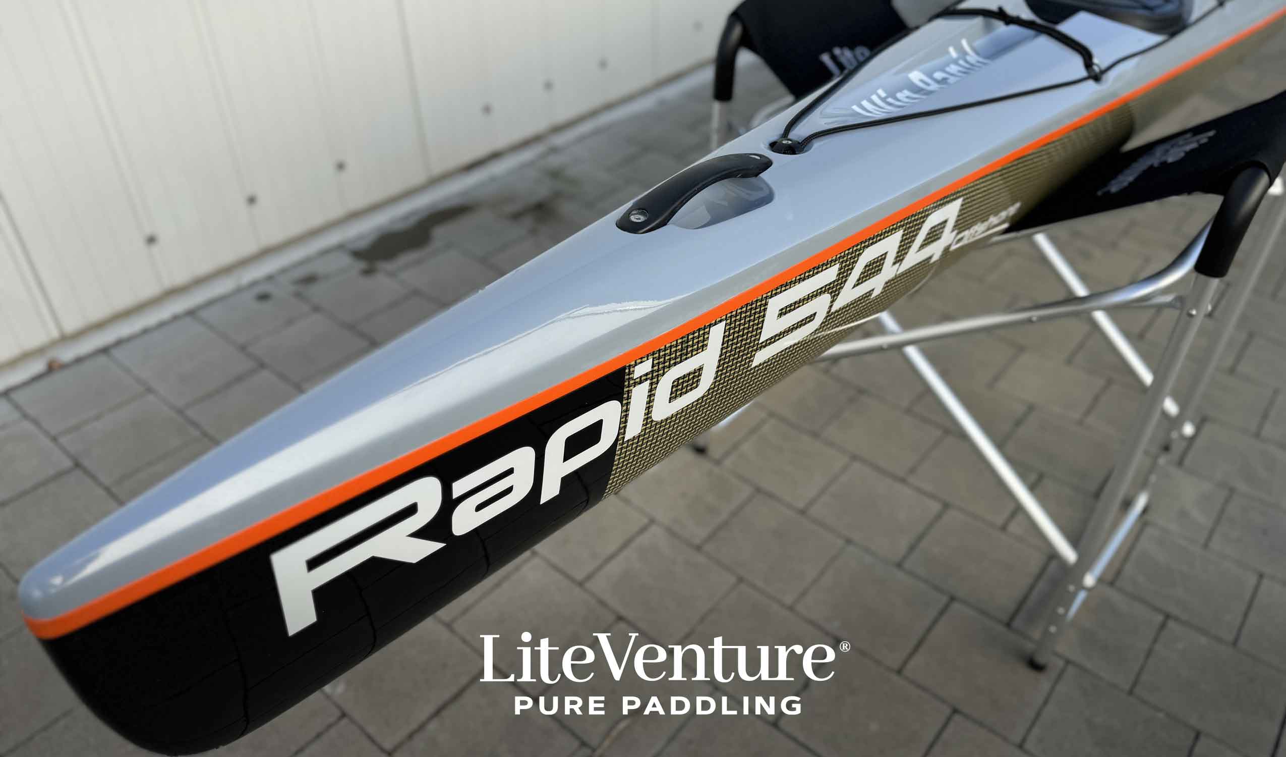 Rapid 544-Carbon-Kevlar Layup-Grey/Orange