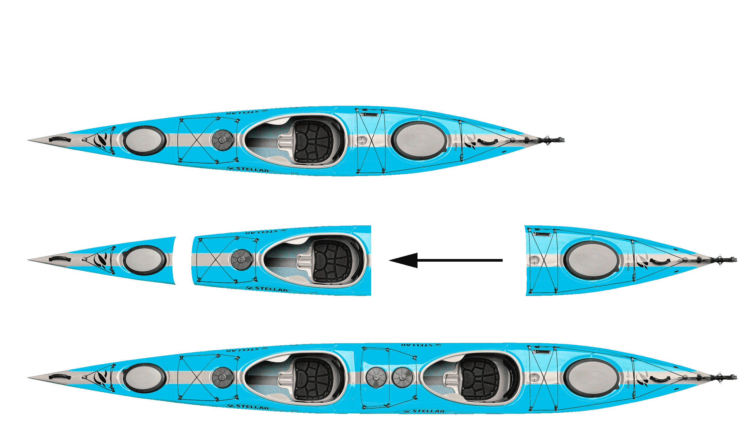 ST19 Mod-(teilbar)-Tandem/Solo-Individuelle Konfiguration