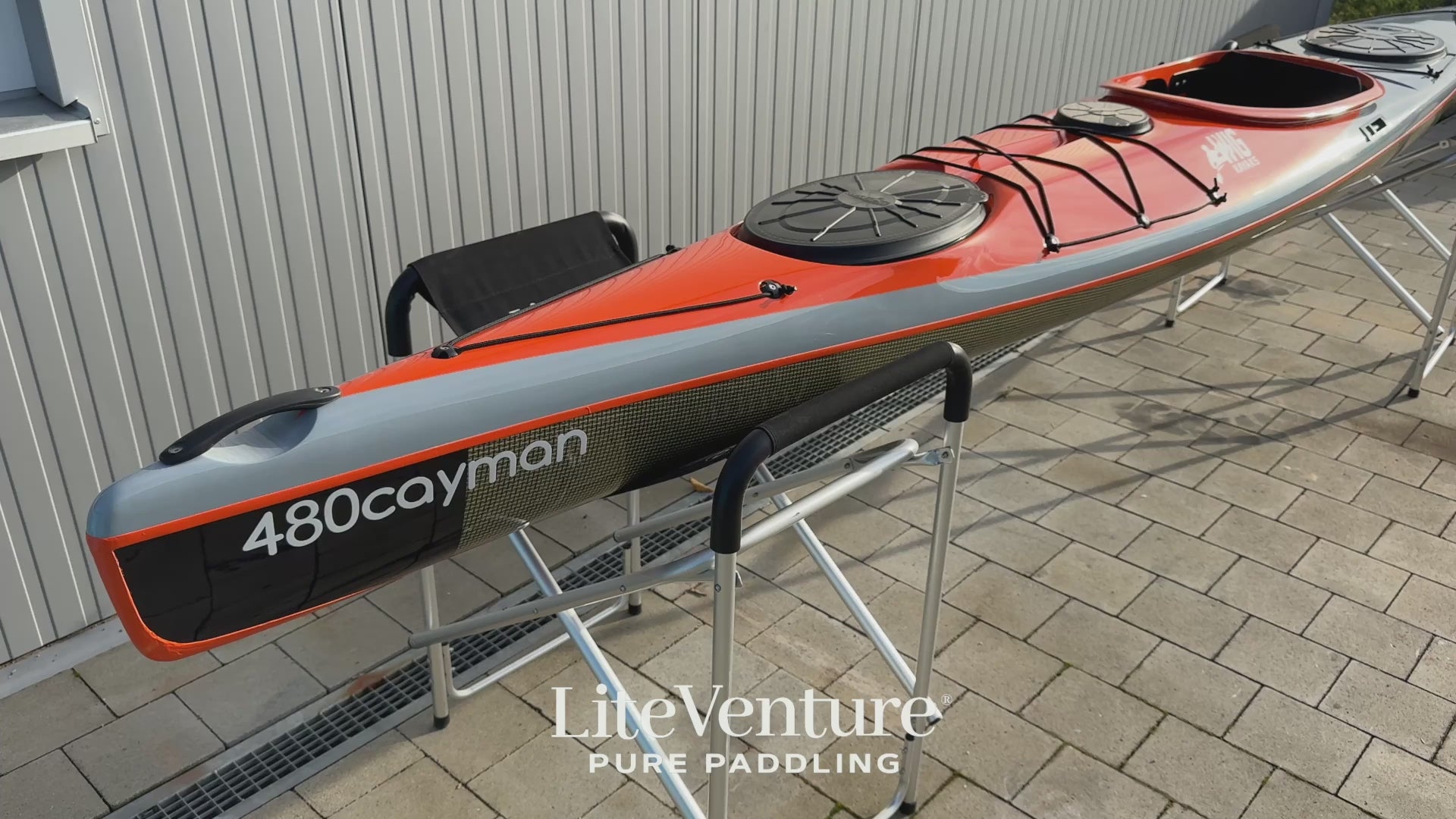 WIg Cayman 480 Carbon/Kevlar in Grey/Orange