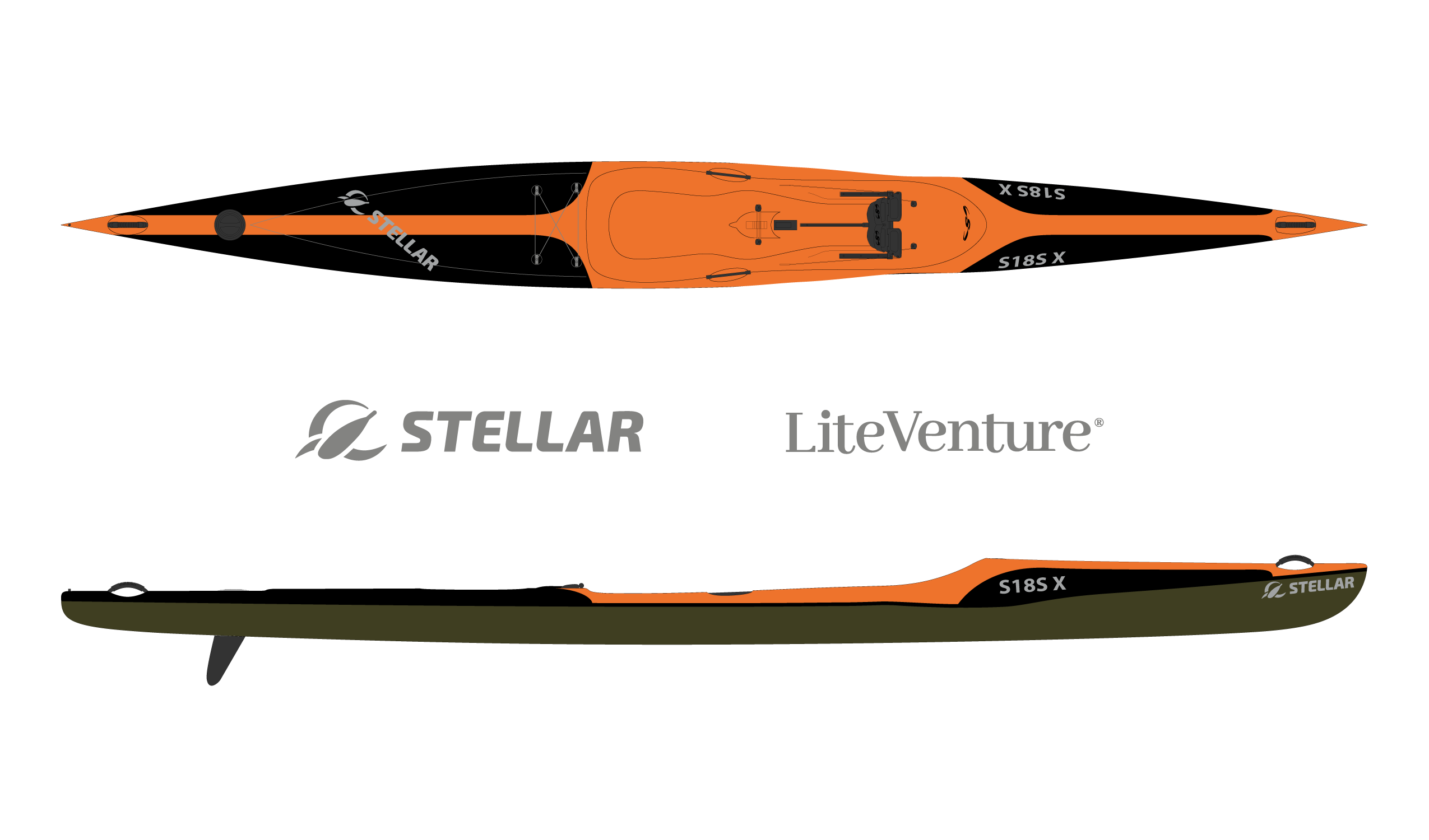 S18S X-Multisport-nero arancione