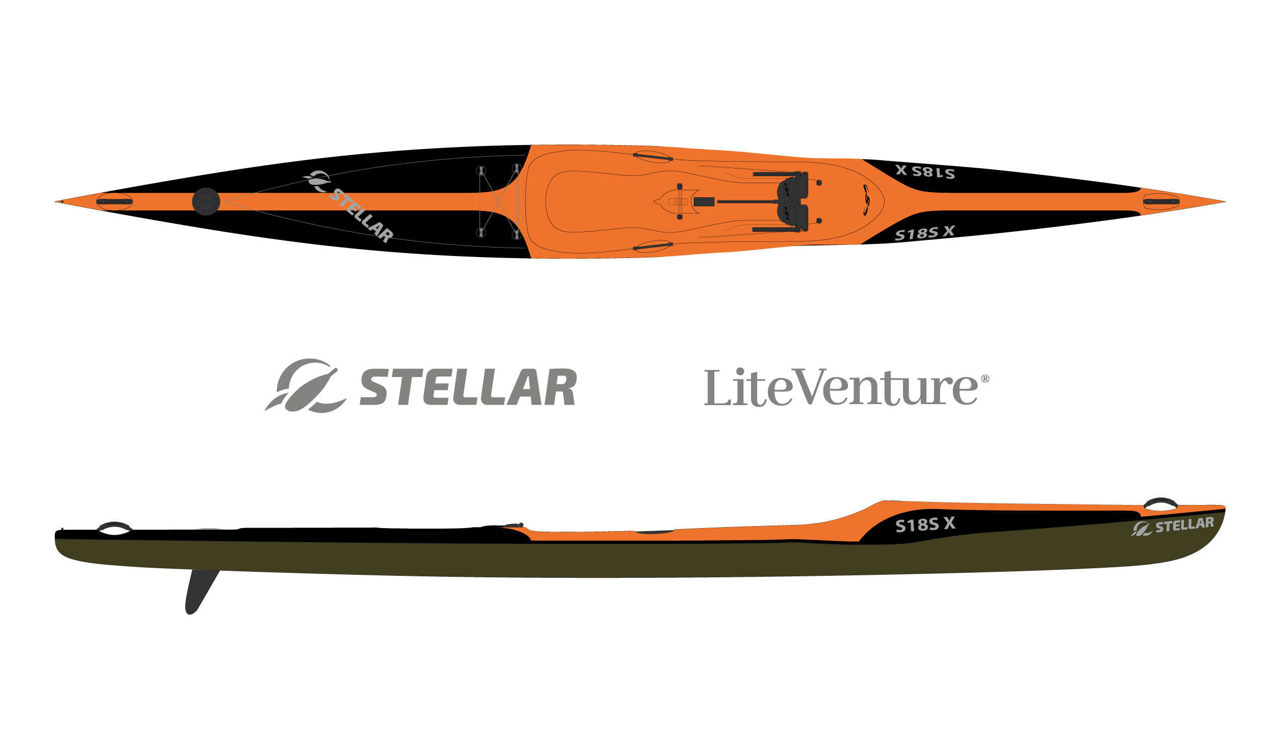 S18S X-Multisport-schwarz orange