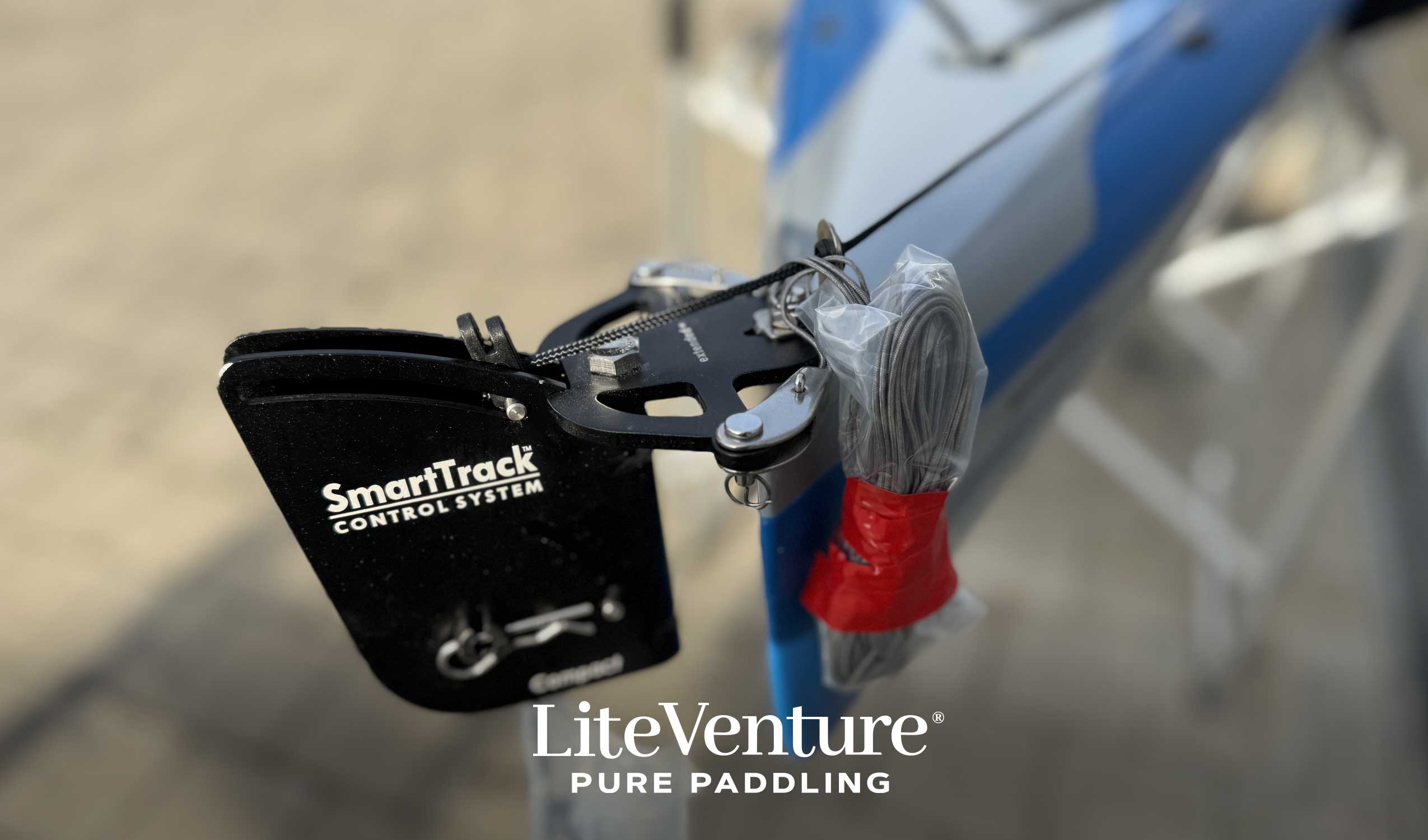 ST19 Mod, divisible-multisport layup carbono/kevlar tandem & solo kayak-azul/gris