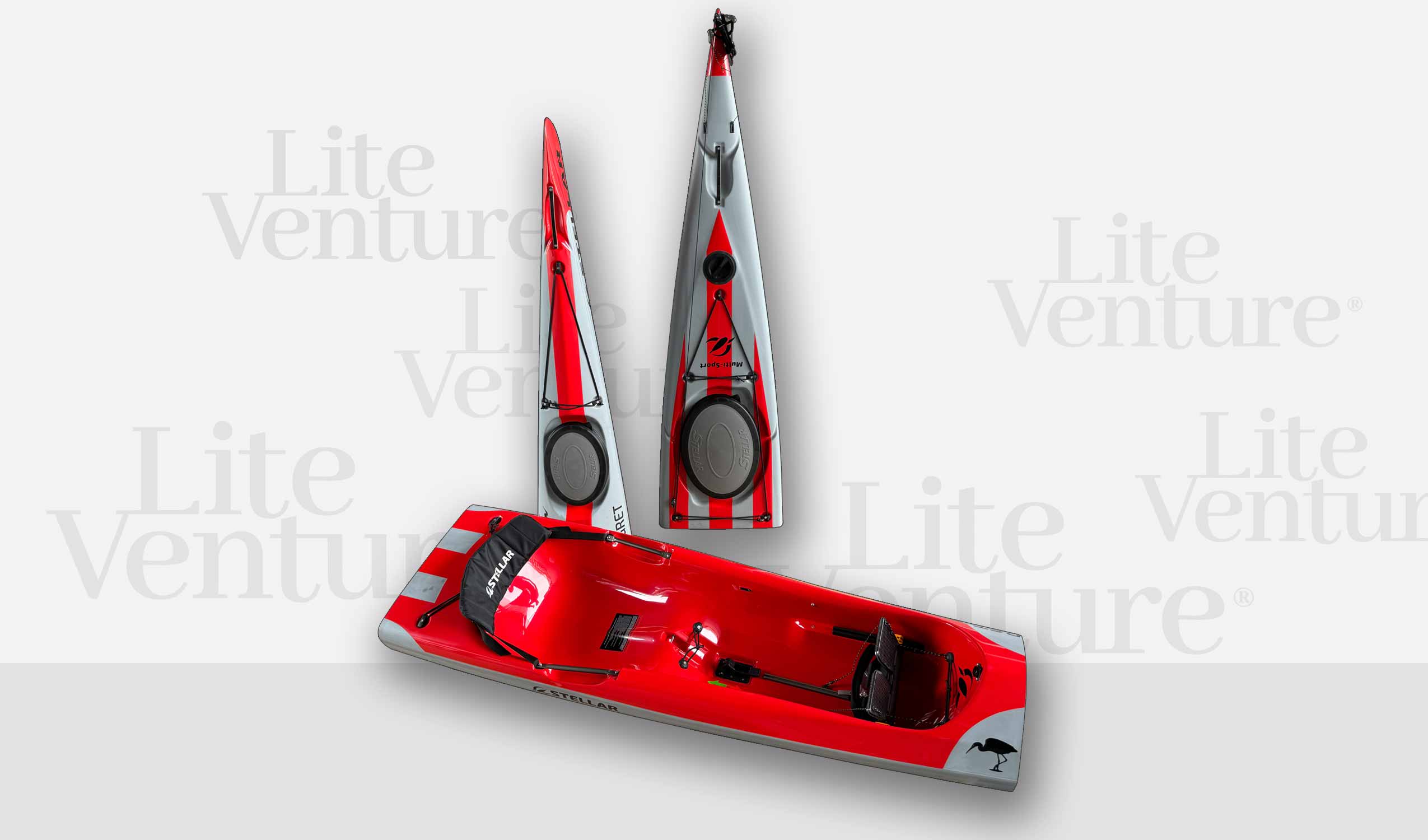 Egret MOD multisport, divisibile-grigio rosso