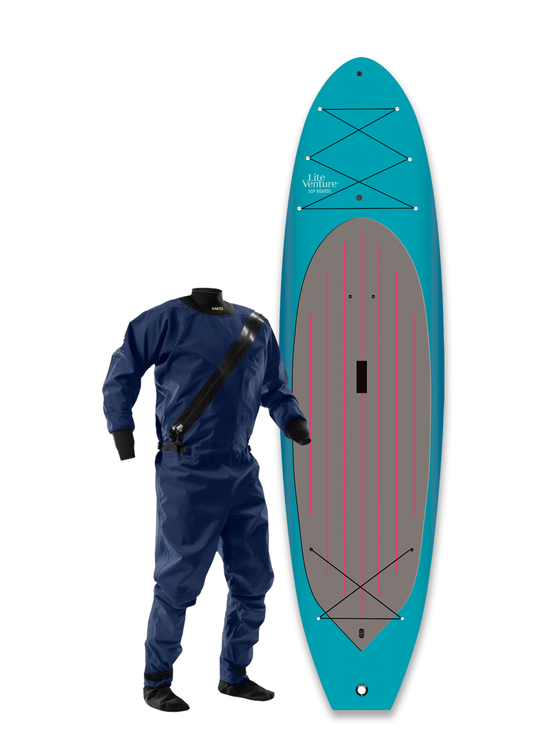 Tough Shell Allround-10'6'' x 32"-Winter Deal Including Drysuit