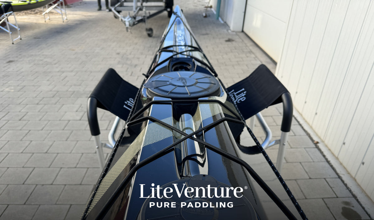 Hunter 520-C/K Layup – All Black & Carbon – Carbon Kevlar exposed carbon