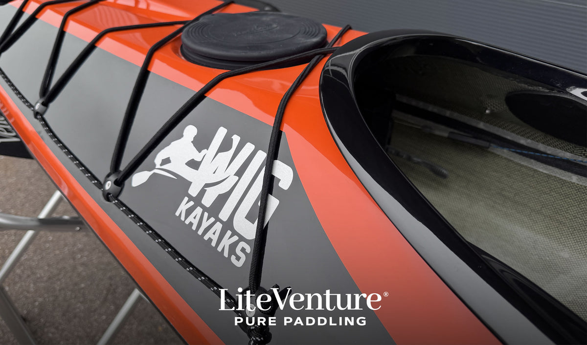 Mira 501 Seekajak-Carbon/Kevlar Layup-Orange/Schwarz/Sichtcarbon
