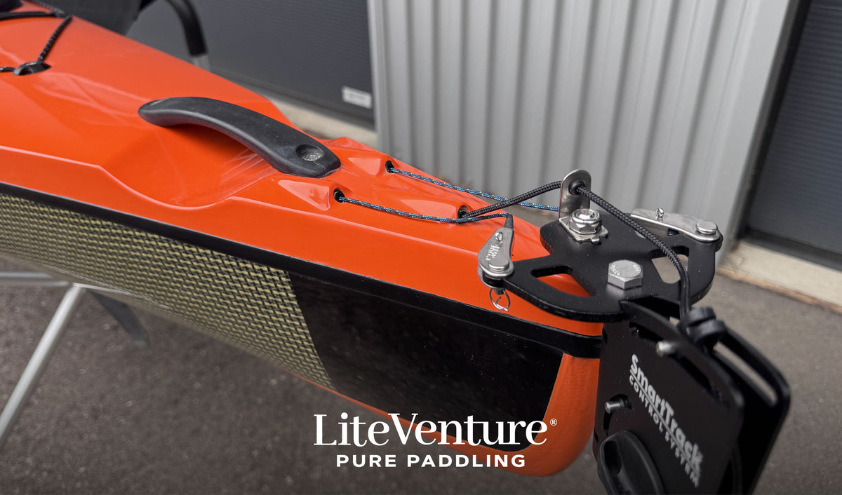 Mira 501 Seekajak-Carbon/Kevlar Layup-Orange/Schwarz/Sichtcarbon