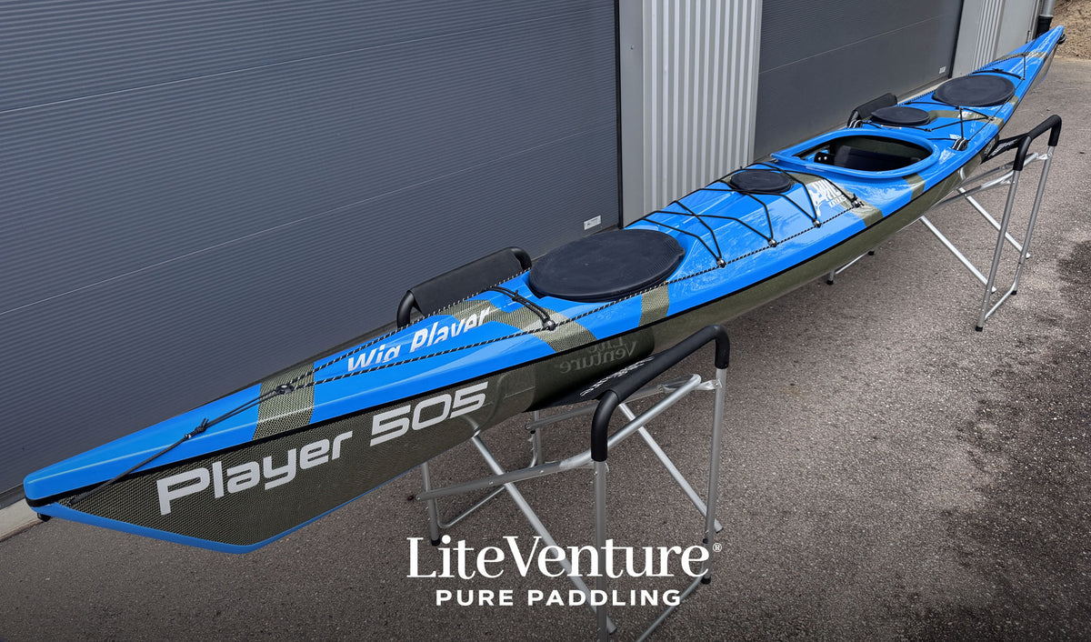 Player 505 Seekajak-Carbon/Kevlar Layup-Skyblue/Sichtcarbon