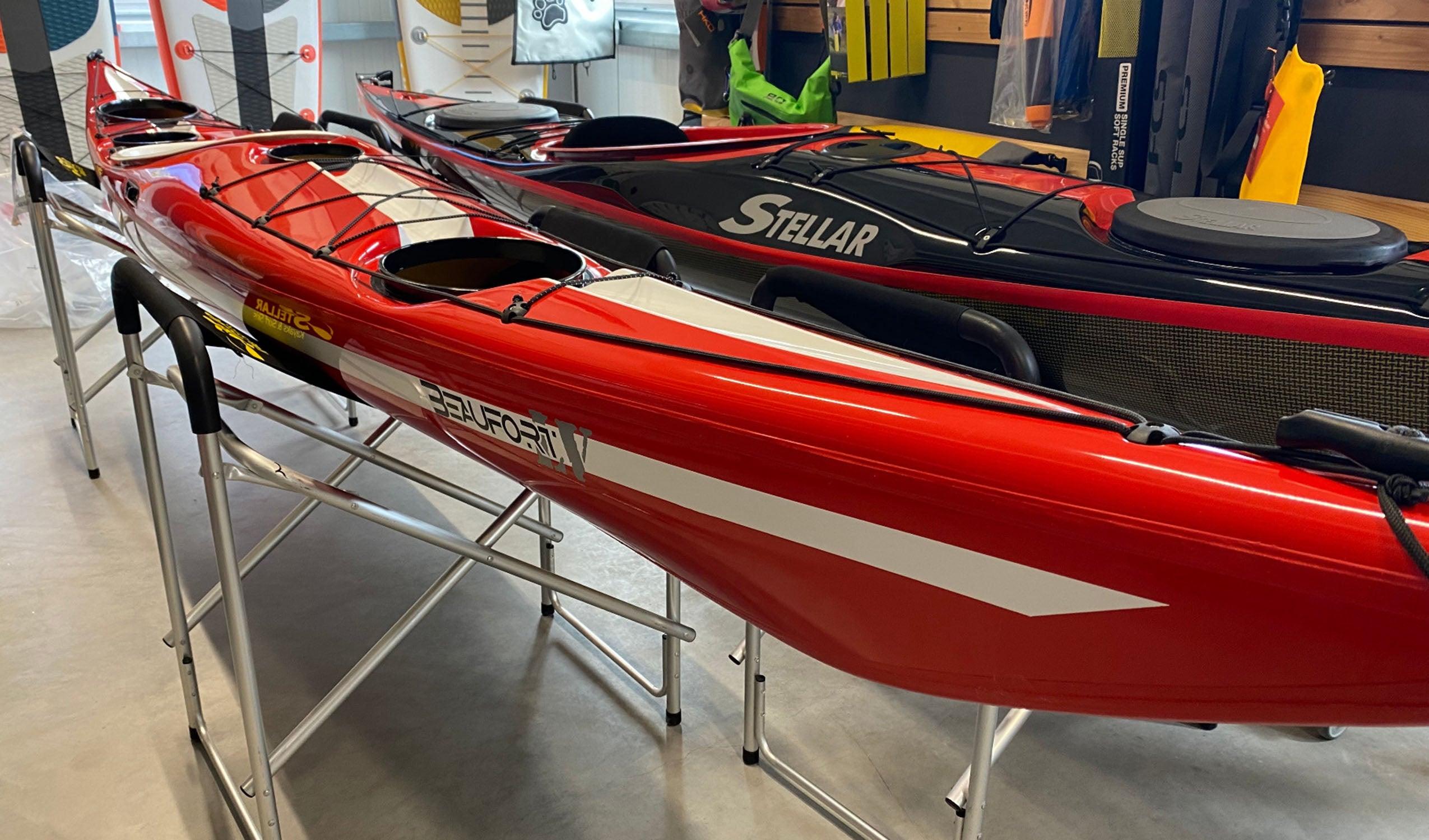Produktbild von Kajak " Braveheart Rockhopper-rot weiß " der Marke SKIM Kayaks für 4255.00 €. Erhältlich online bei Lite Venture ( www.liteventure.de )