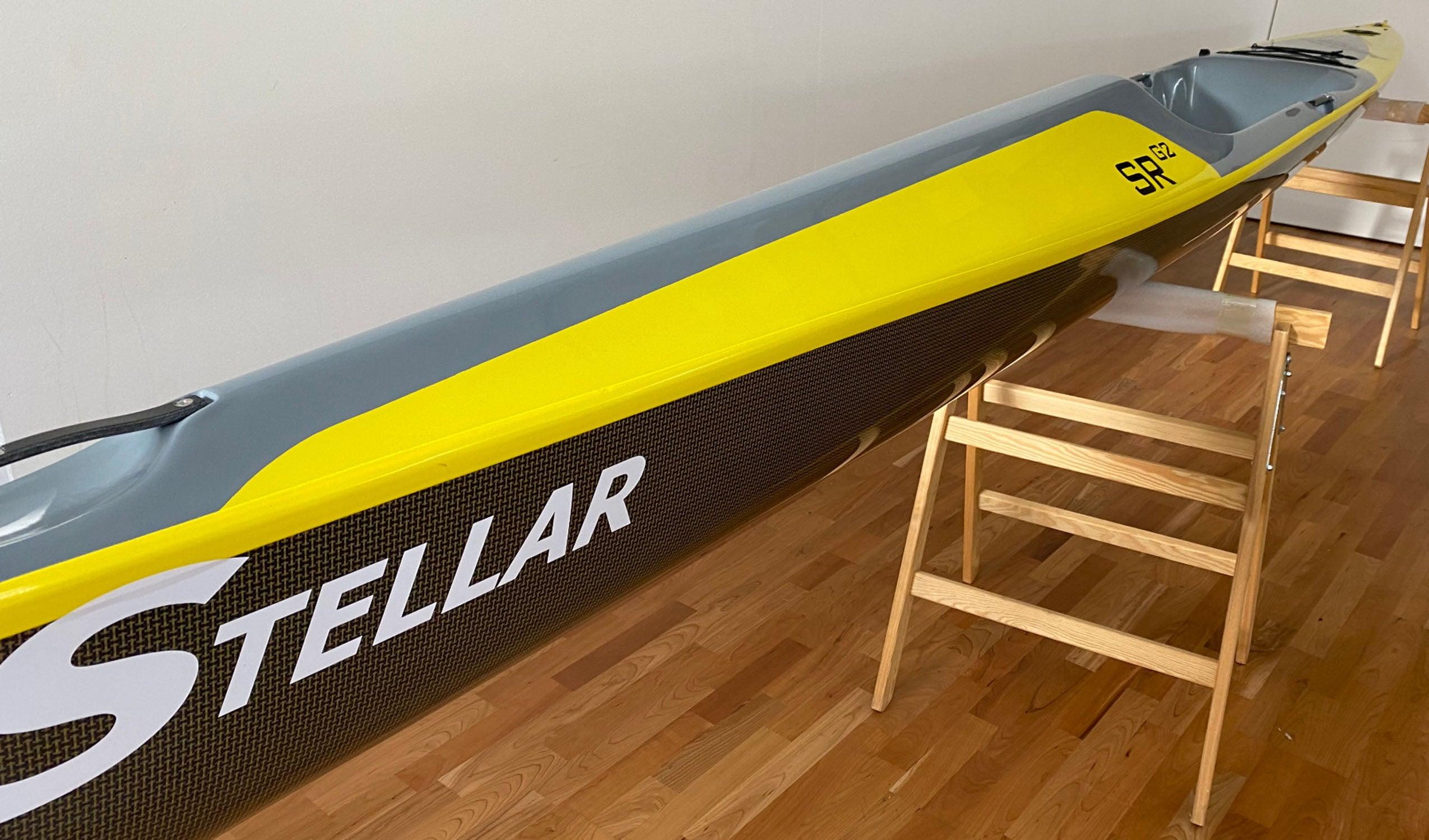 Produktbild von Kajak " SR Multisport-gelb grau " der Marke STELLAR Lightweight für 2690.00 €. Erhältlich online bei Lite Venture ( www.liteventure.de )