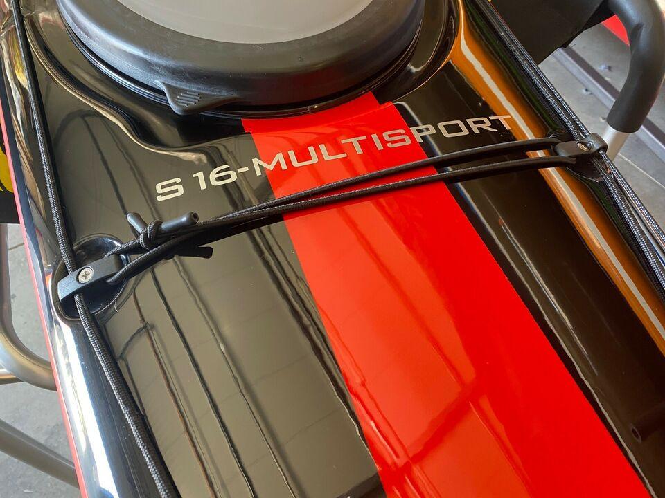 Produktbild von Kajak " S16 G2 Multisport-schwarz rot " der Marke STELLAR Lightweight für 3190.00 €. Erhältlich online bei Lite Venture ( www.liteventure.de )