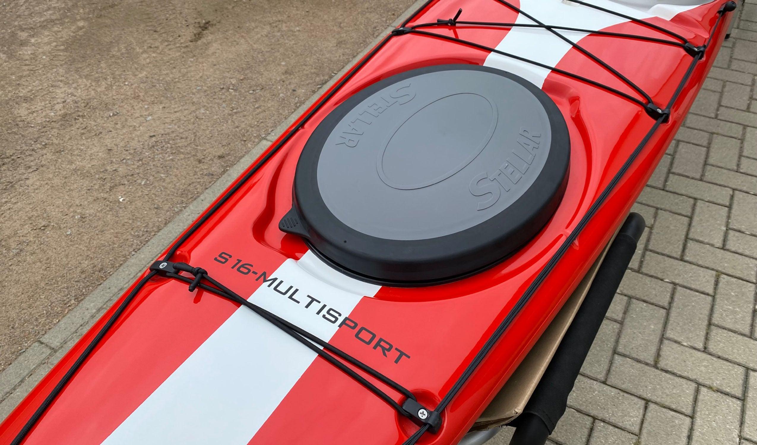 Produktbild von Kajak " S16 G2 Multisport-rot weiß " der Marke STELLAR Lightweight für 3190.00 €. Erhältlich online bei Lite Venture ( www.liteventure.de )