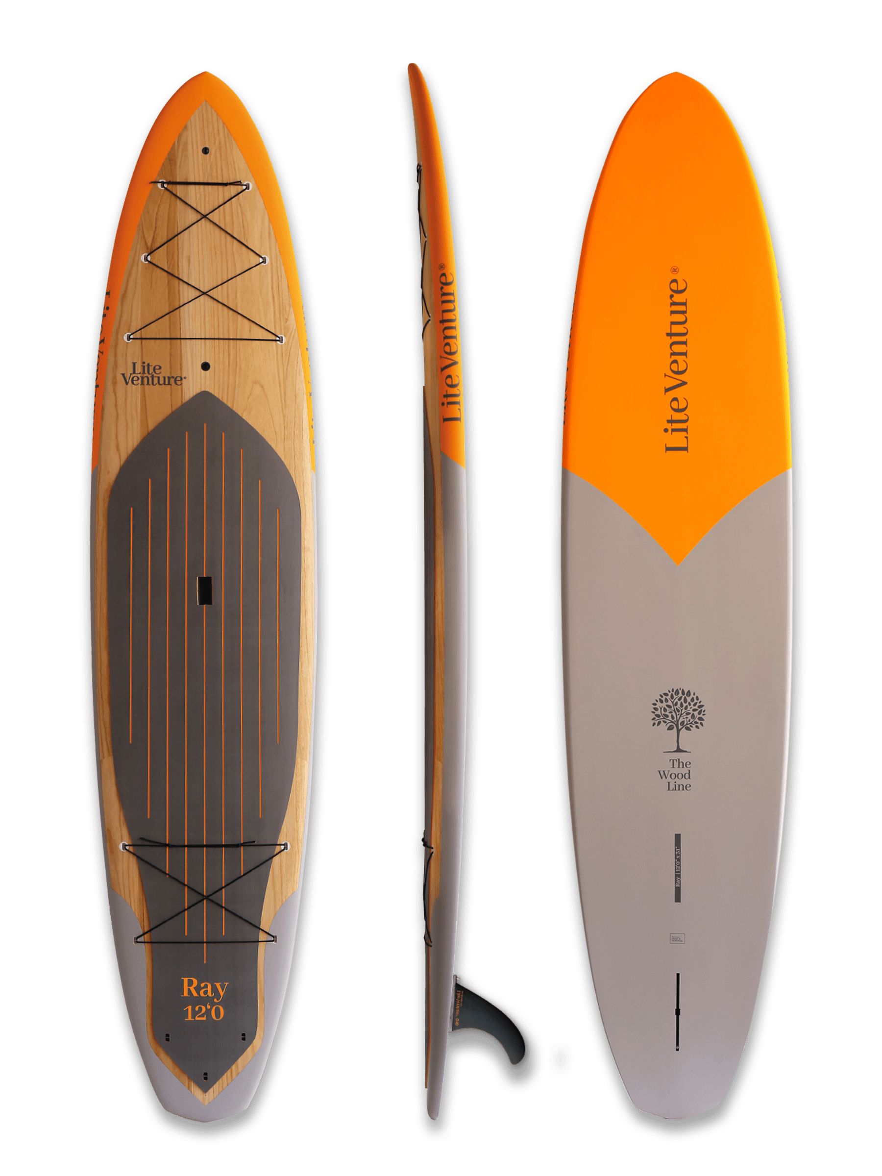 Produktbild von SUP " Ray-12" x 31,5"-orange grau " der Marke Lite Venture für 1695.00 €. Erhältlich online bei Lite Venture ( www.liteventure.de )