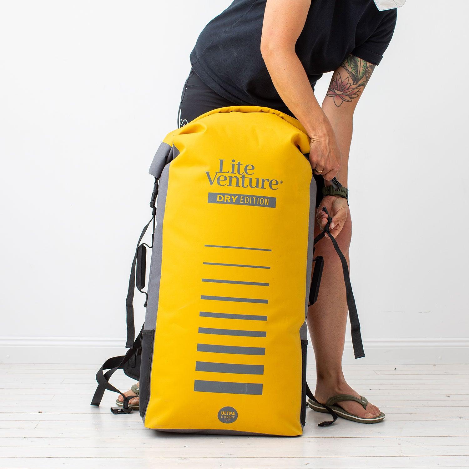 Produktbild von zubehör " Packsack / Dry Bag-zum Ultra Light iSUP " der Marke Lite Venture für 99.95 €. Erhältlich online bei Lite Venture ( www.liteventure.de )